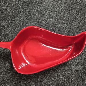 Red pepper bowl - handpainted
